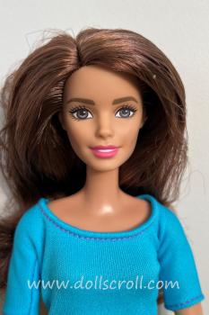Mattel - Barbie - Made to Move - Blue Top - Poupée